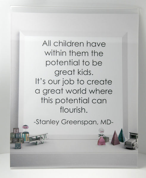 Stanley Greenspan Quote - Printable Poster 8x10