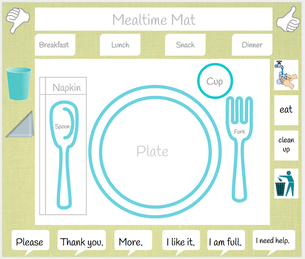 Mealtime Printable Placemat