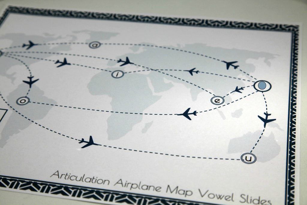 Articulation Placemats - Airplane Map