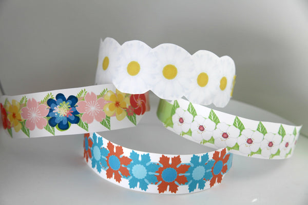 Paper Floral Tiara Crowns