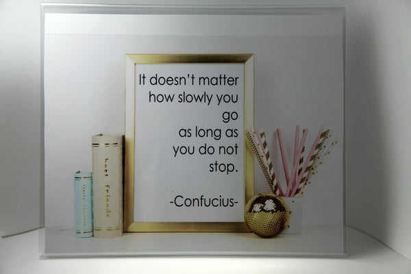 Confucius Quote - Printable Poster 8x10
