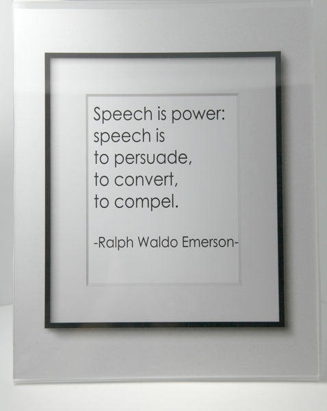 Ralph Waldo Emerson Quote - Printable Poster 8x10