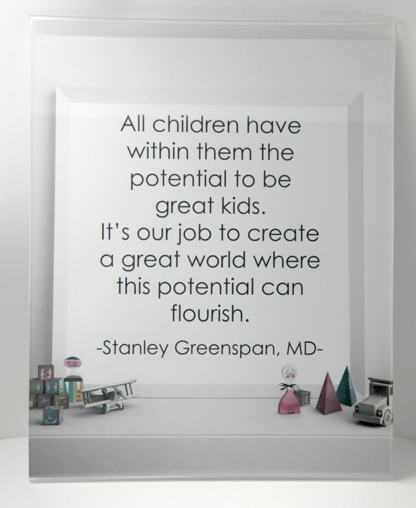 Stanley Greenspan Quote - Printable Poster 8x10