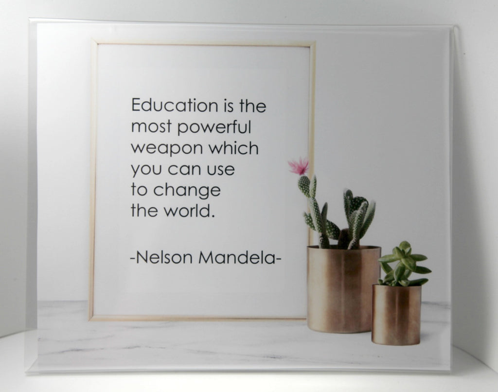 Nelson Mandela Quote - Printable Poster 8x10