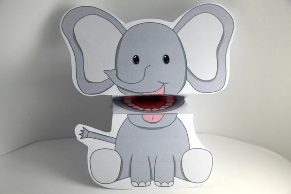 Elephant Talking Paper Puppet