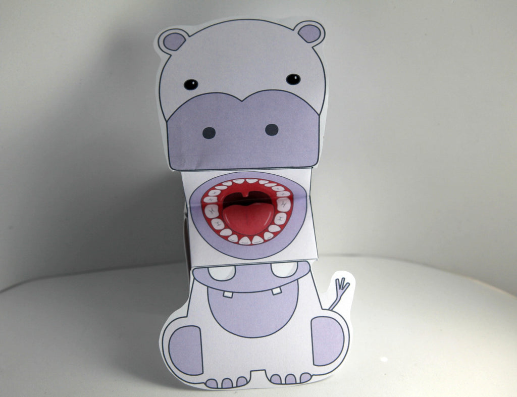 Hippo Talking Paper Puppet