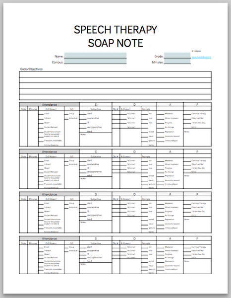 EASYBEE SOAP NOTE GDOC (EDITABLE)