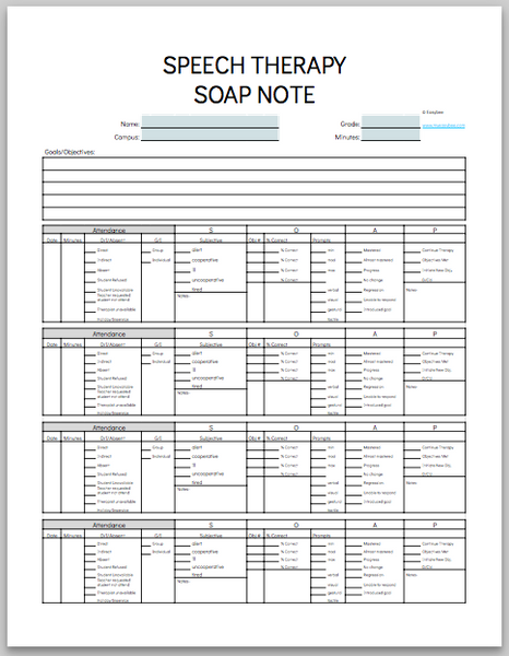 EASYBEE SOAP NOTE GDOC (EDITABLE) - Easybee