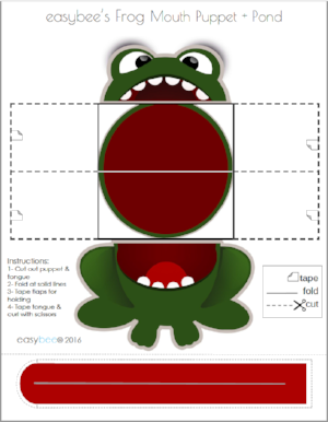 Free Frog Talking Puppet