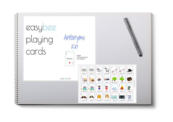 Antonym Playing Card Deck- Kinder