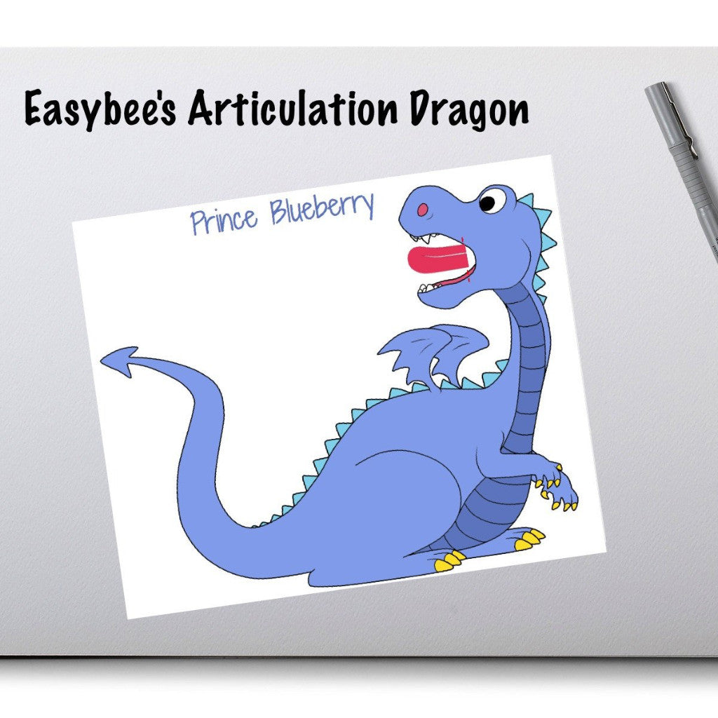 Articulation Talking Dragon with Tongue Cutouts